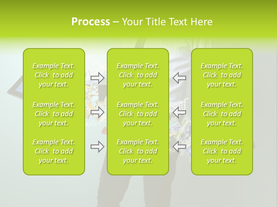 Newspaper Tablet Focus PowerPoint Template