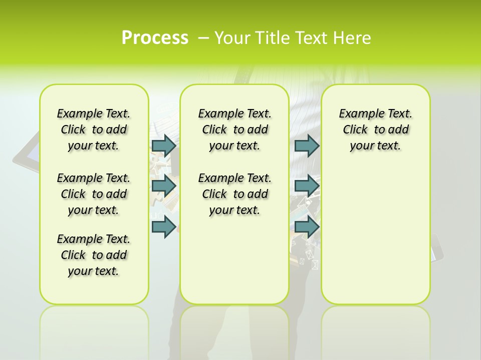Newspaper Tablet Focus PowerPoint Template