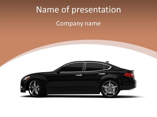 Automobile Background Elegance PowerPoint Template