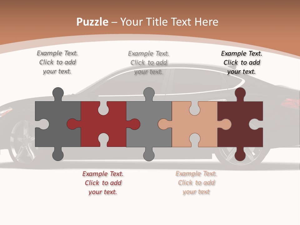 Automobile Background Elegance PowerPoint Template