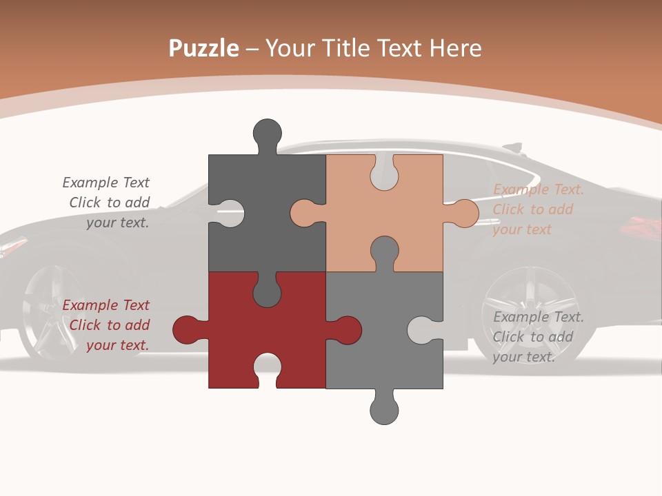 Automobile Background Elegance PowerPoint Template