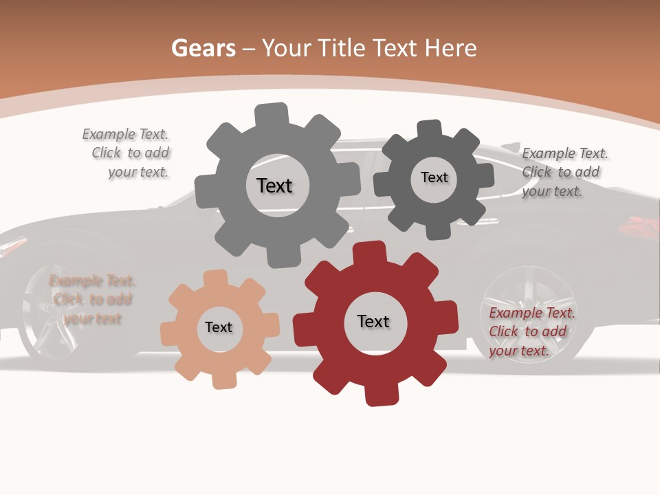 Automobile Background Elegance PowerPoint Template