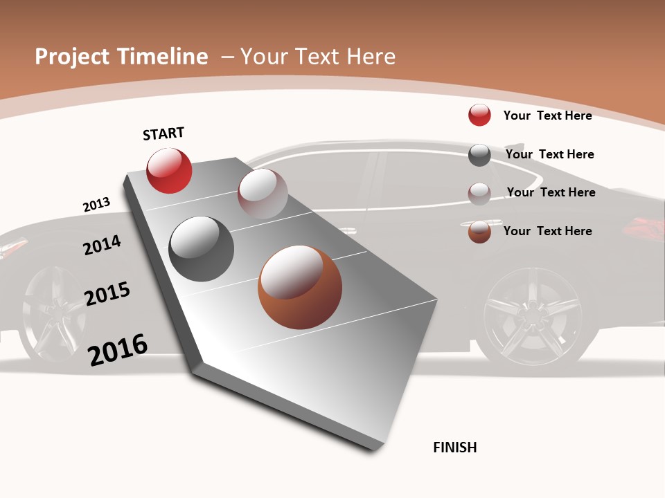Automobile Background Elegance PowerPoint Template