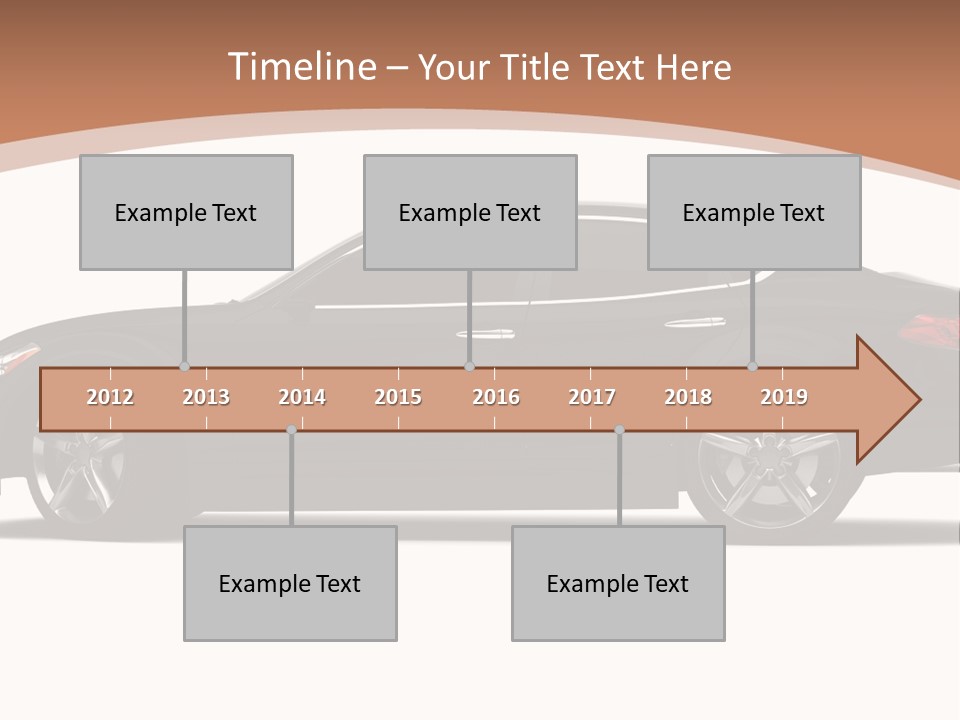 Automobile Background Elegance PowerPoint Template
