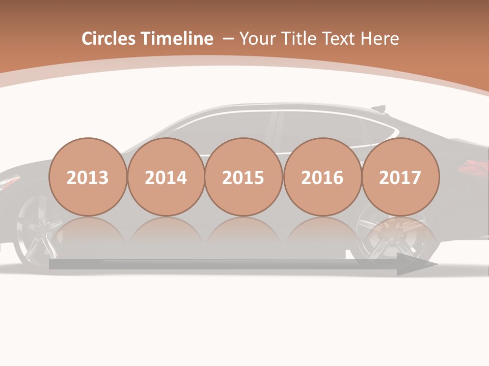 Automobile Background Elegance PowerPoint Template