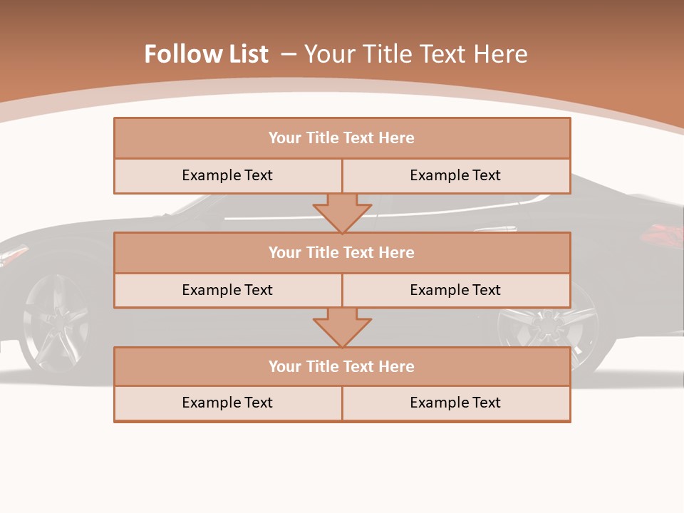 Automobile Background Elegance PowerPoint Template