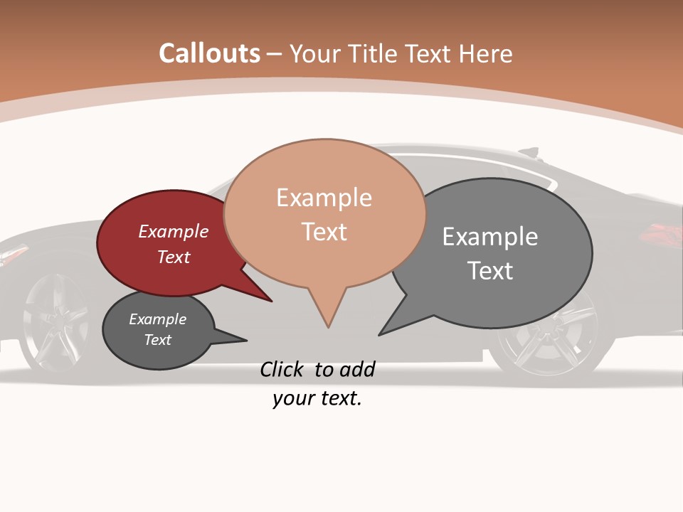 Automobile Background Elegance PowerPoint Template