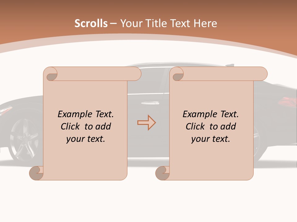 Automobile Background Elegance PowerPoint Template
