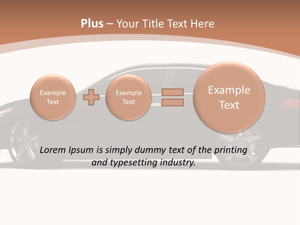 Automobile Background Elegance PowerPoint Template