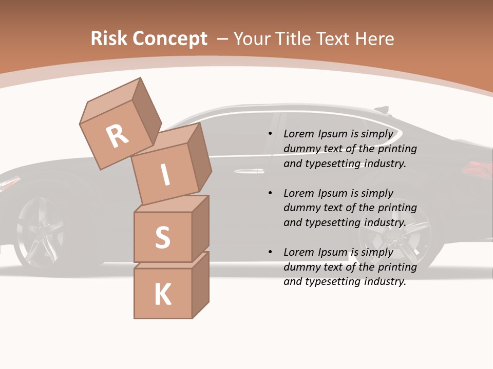 Automobile Background Elegance PowerPoint Template