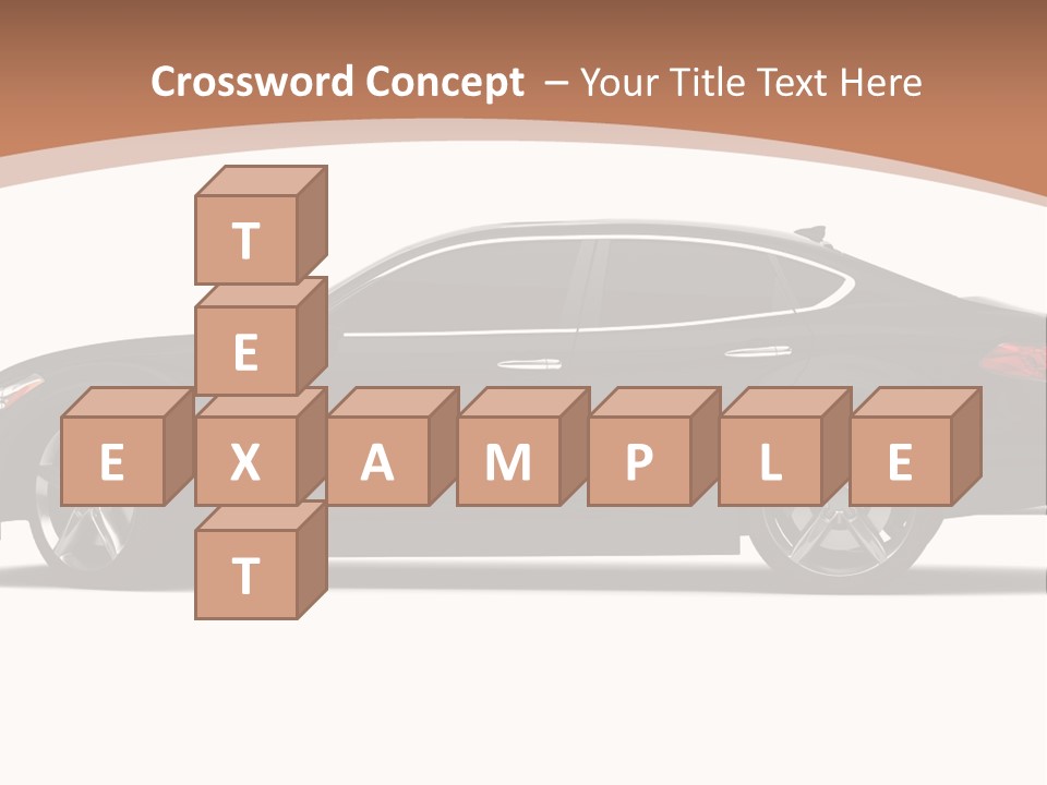 Automobile Background Elegance PowerPoint Template