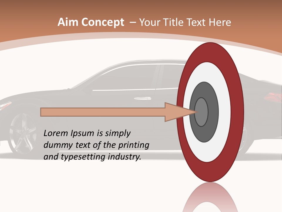 Automobile Background Elegance PowerPoint Template
