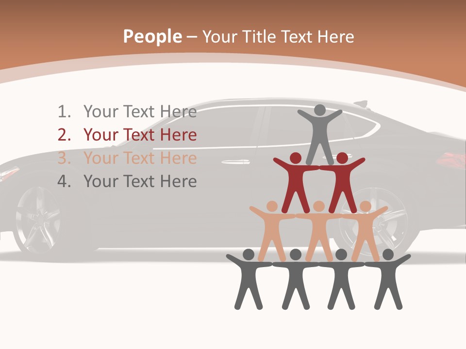 Automobile Background Elegance PowerPoint Template