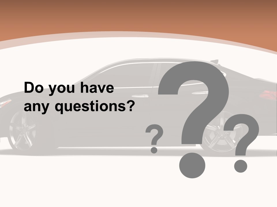 Automobile Background Elegance PowerPoint Template