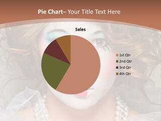 Female Hair Clown PowerPoint Template