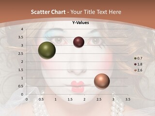 Female Hair Clown PowerPoint Template