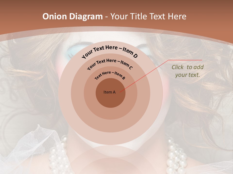 Female Hair Clown PowerPoint Template