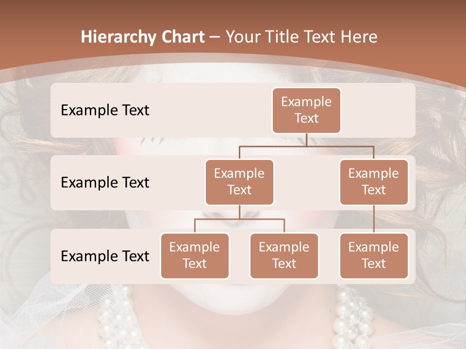 Female Hair Clown PowerPoint Template