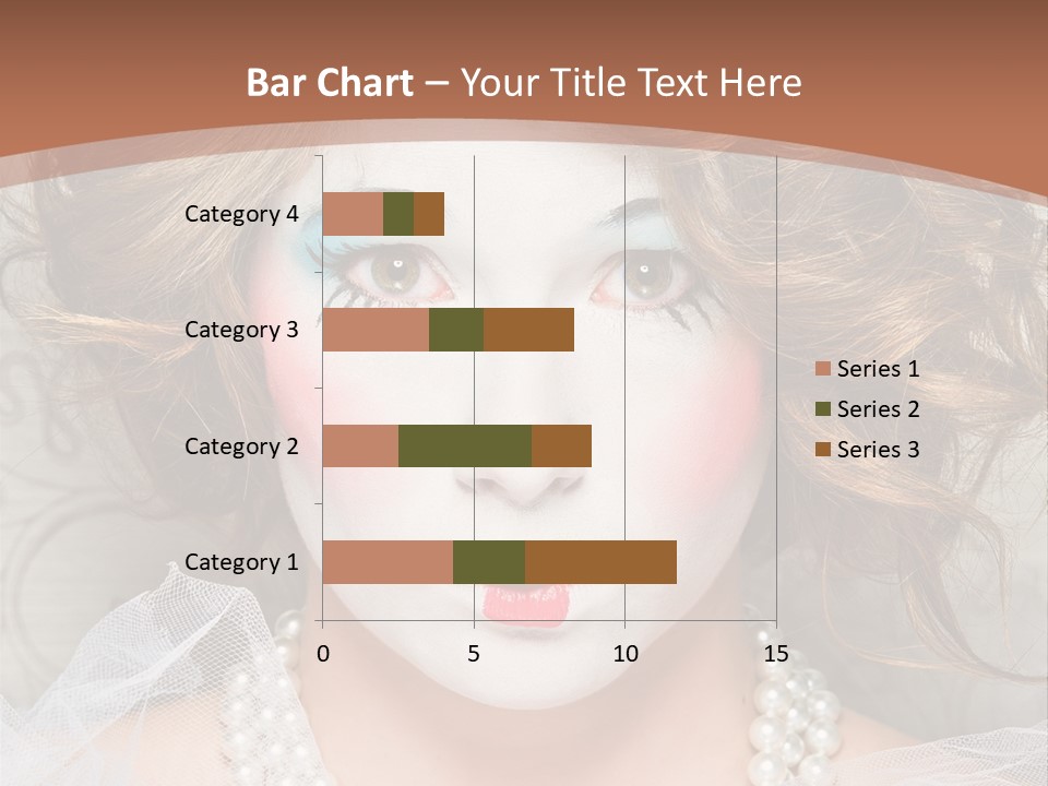 Female Hair Clown PowerPoint Template