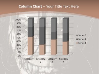 Horror Woman Painted PowerPoint Template
