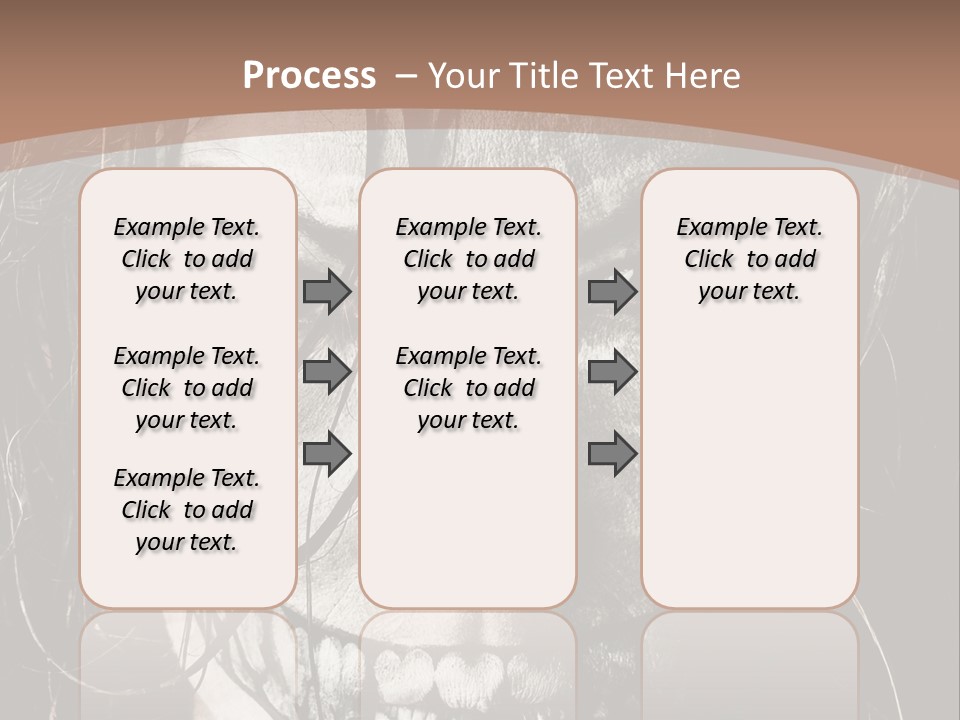 Horror Woman Painted PowerPoint Template