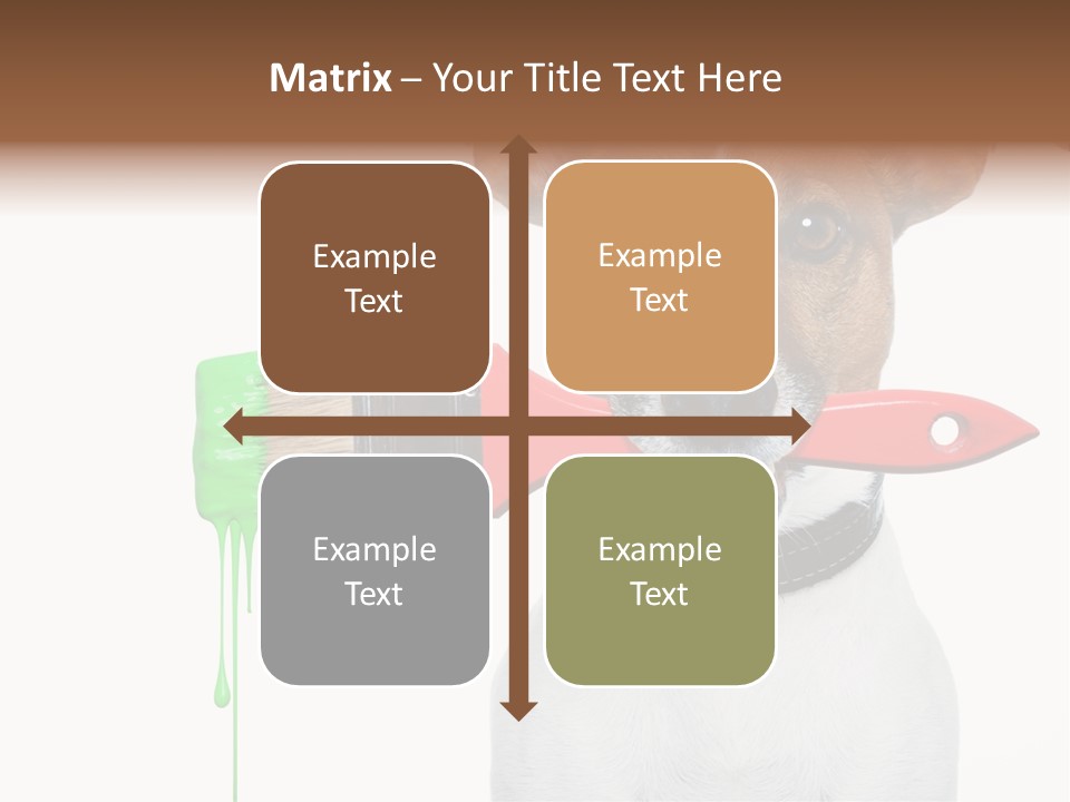 Builder Decoration Dog PowerPoint Template