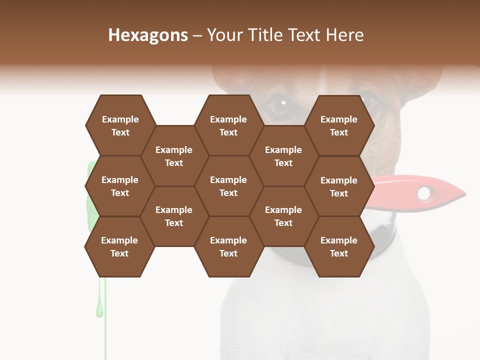 Builder Decoration Dog PowerPoint Template