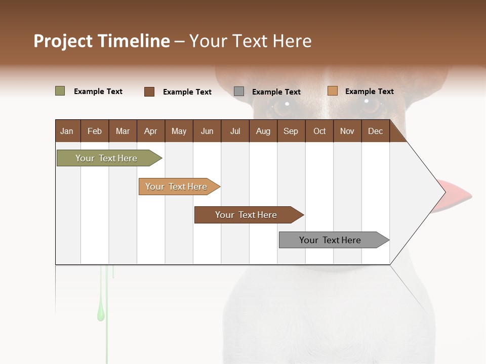 Builder Decoration Dog PowerPoint Template