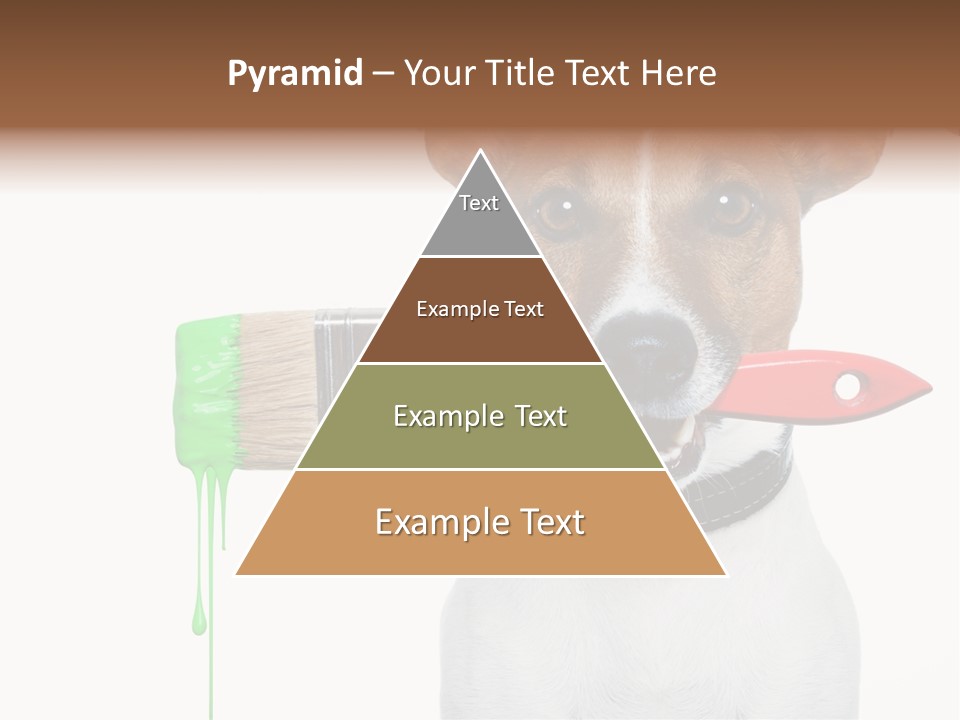 Builder Decoration Dog PowerPoint Template