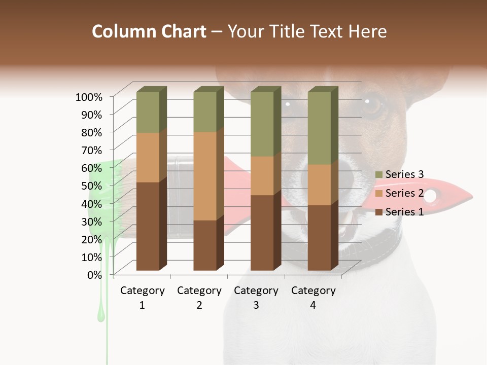 Builder Decoration Dog PowerPoint Template