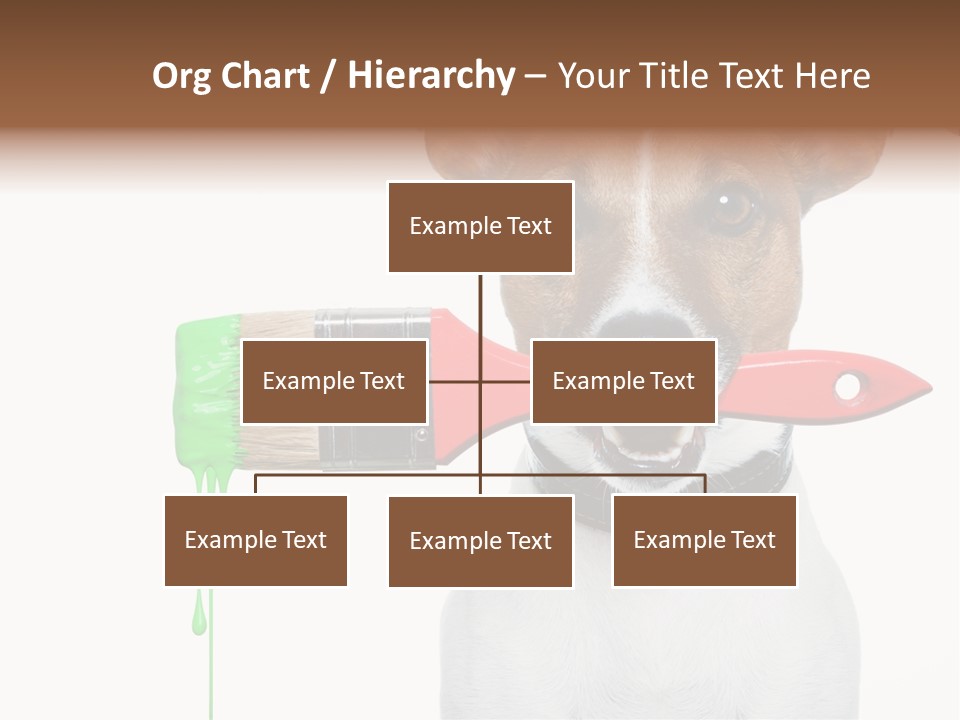 Builder Decoration Dog PowerPoint Template