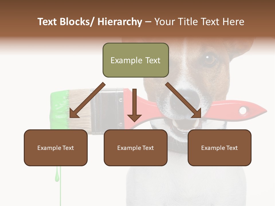 Builder Decoration Dog PowerPoint Template