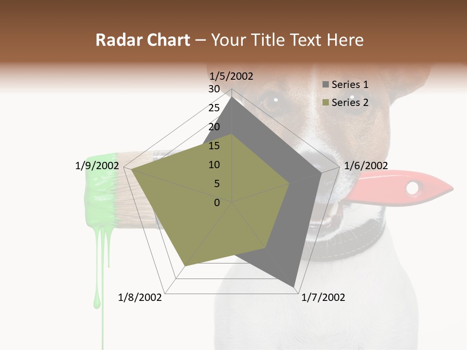 Builder Decoration Dog PowerPoint Template