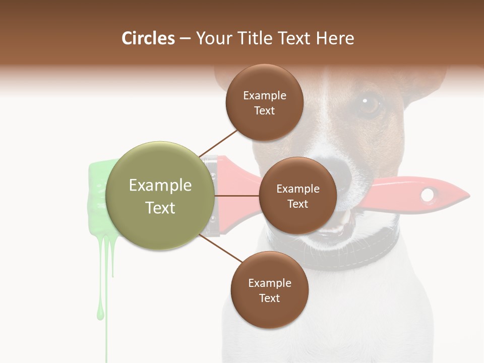 Builder Decoration Dog PowerPoint Template