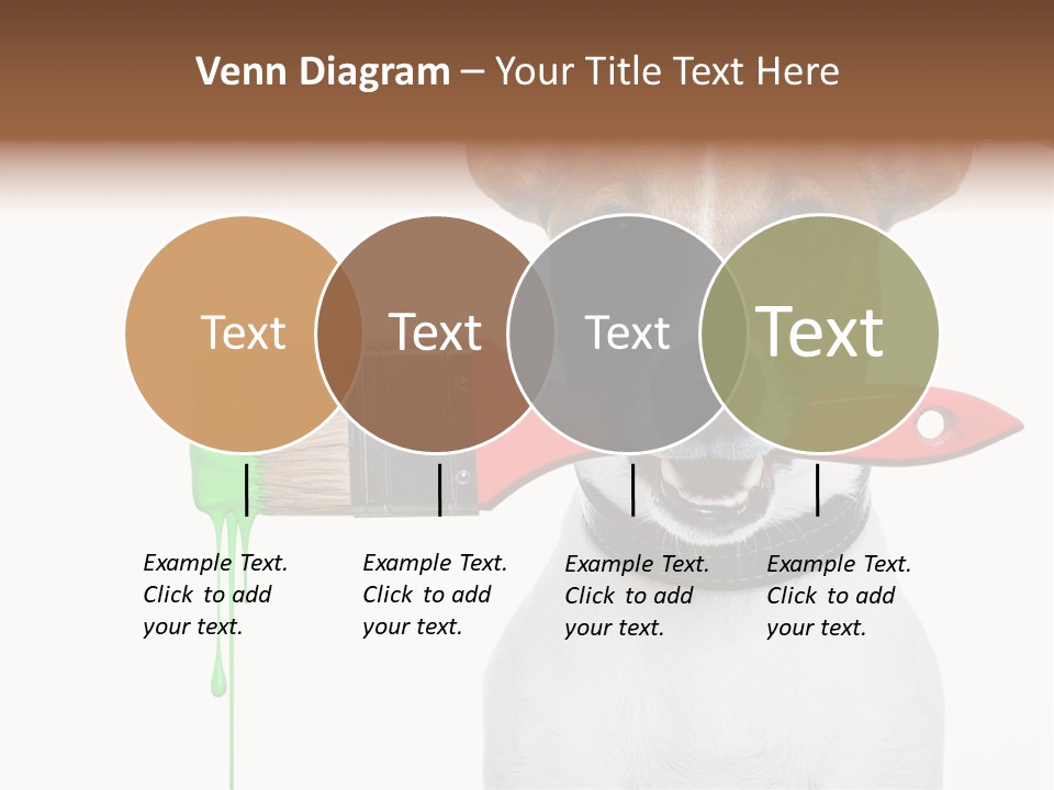 Builder Decoration Dog PowerPoint Template