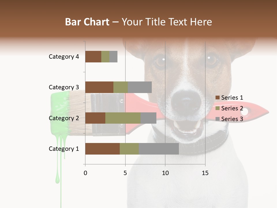 Builder Decoration Dog PowerPoint Template