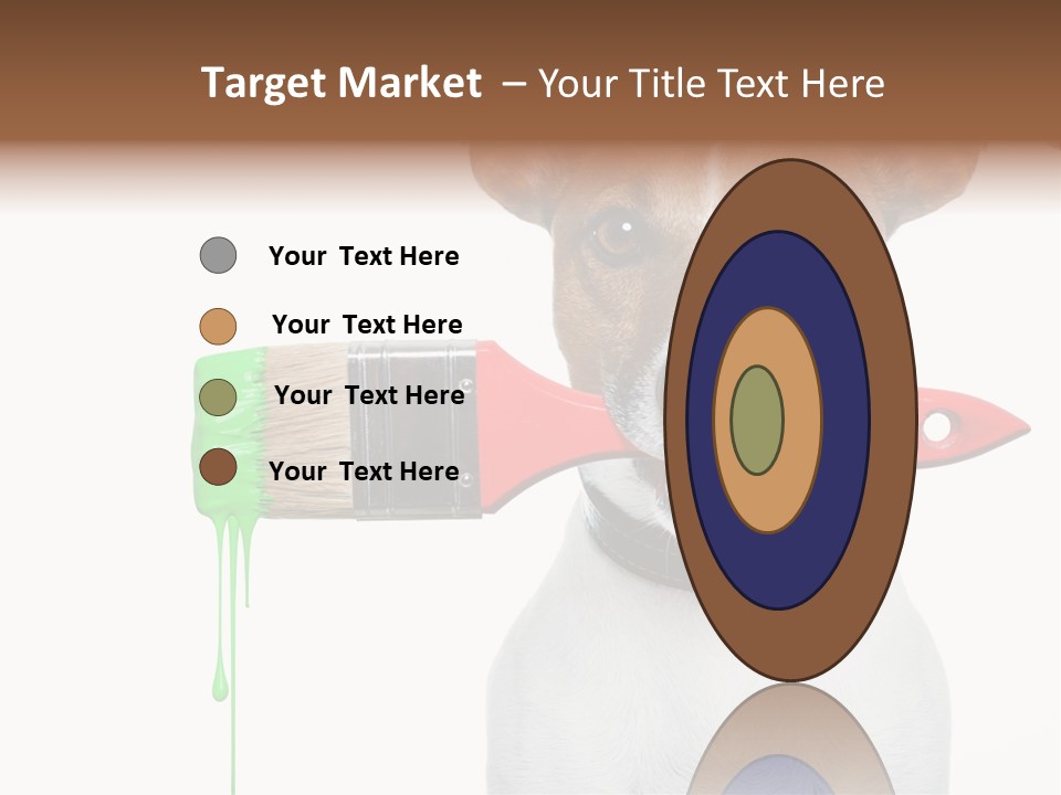 Builder Decoration Dog PowerPoint Template