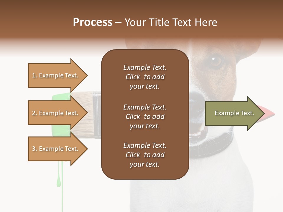 Builder Decoration Dog PowerPoint Template