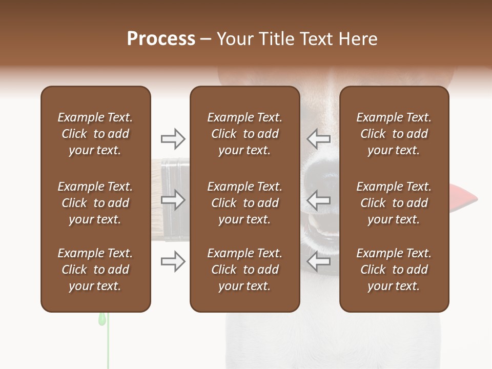 Builder Decoration Dog PowerPoint Template