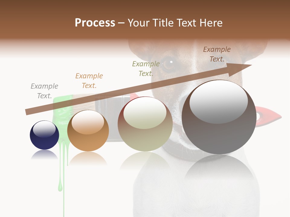 Builder Decoration Dog PowerPoint Template