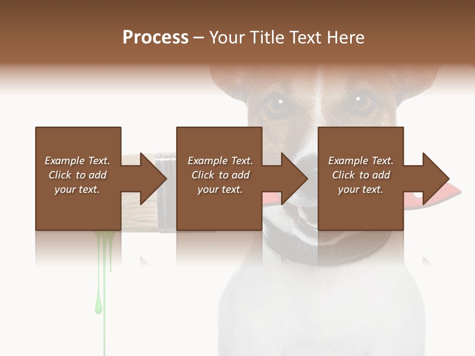 Builder Decoration Dog PowerPoint Template