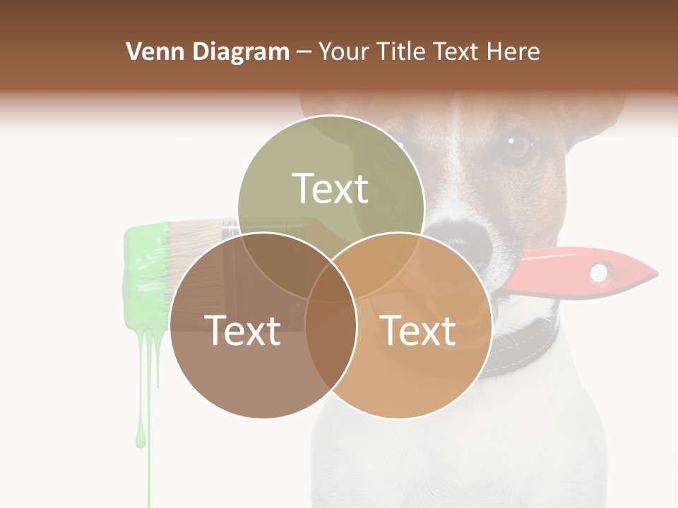 Builder Decoration Dog PowerPoint Template