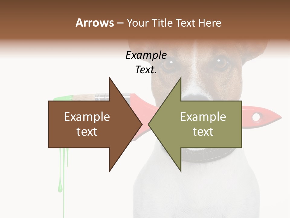 Builder Decoration Dog PowerPoint Template