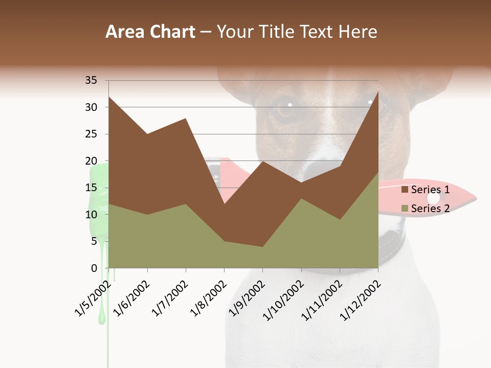 Builder Decoration Dog PowerPoint Template