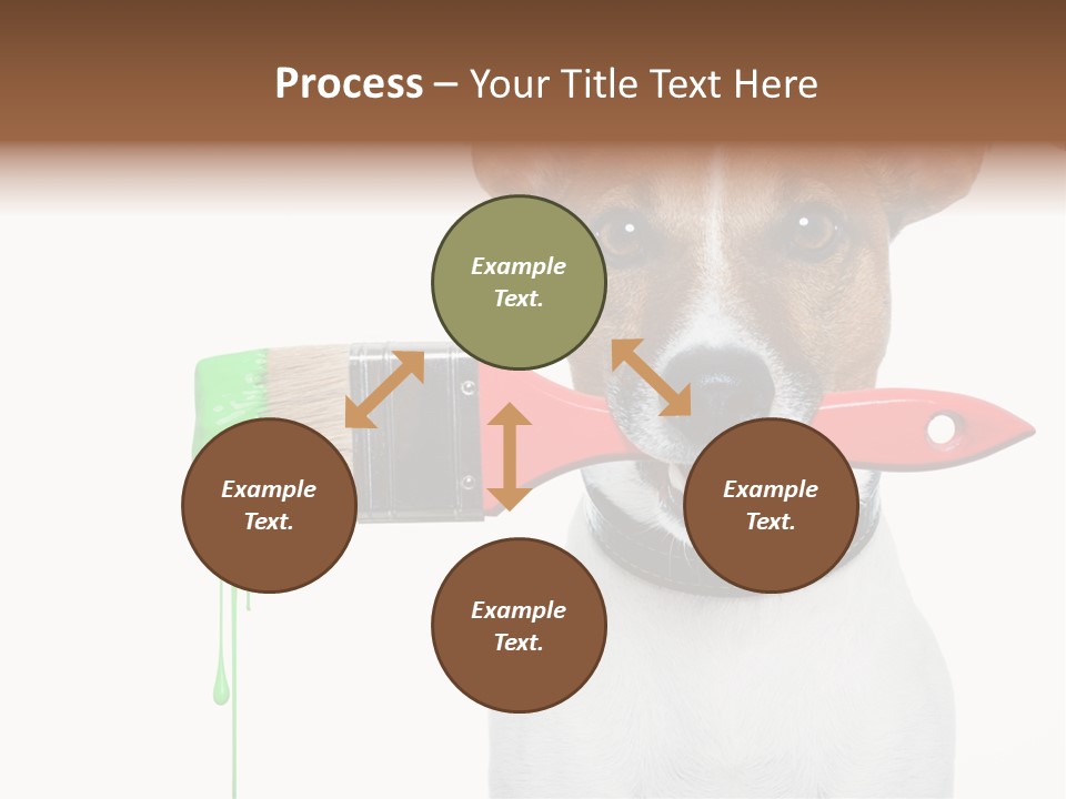 Builder Decoration Dog PowerPoint Template