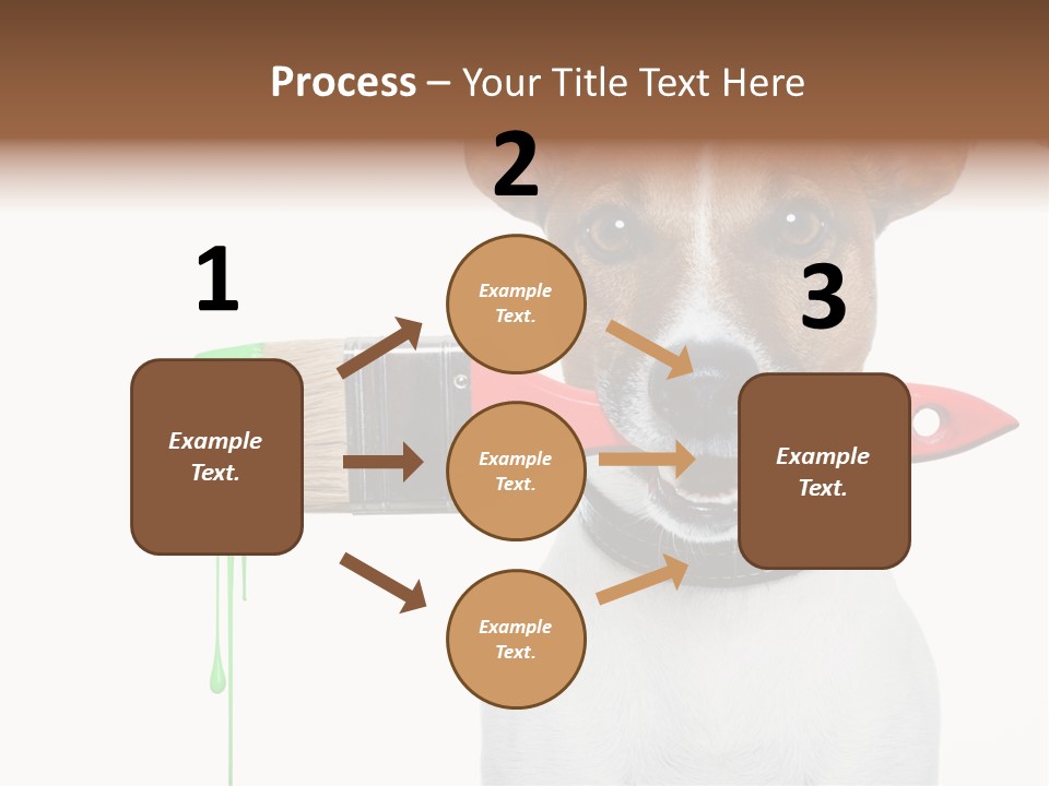 Builder Decoration Dog PowerPoint Template