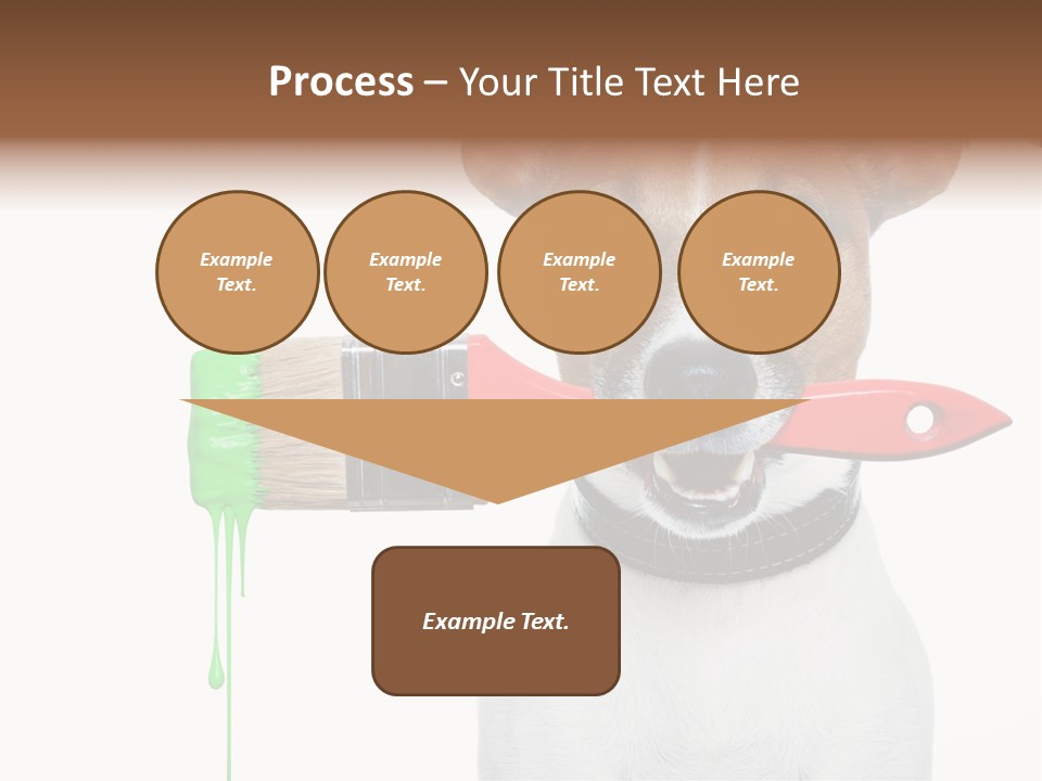 Builder Decoration Dog PowerPoint Template