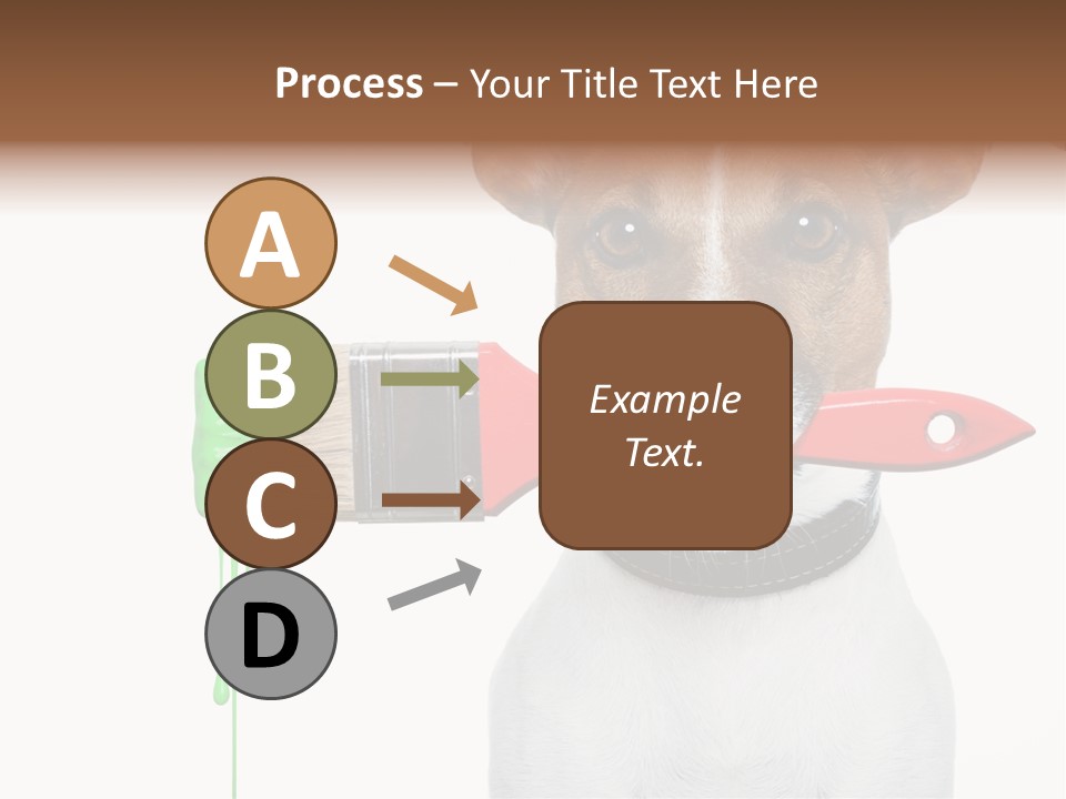 Builder Decoration Dog PowerPoint Template