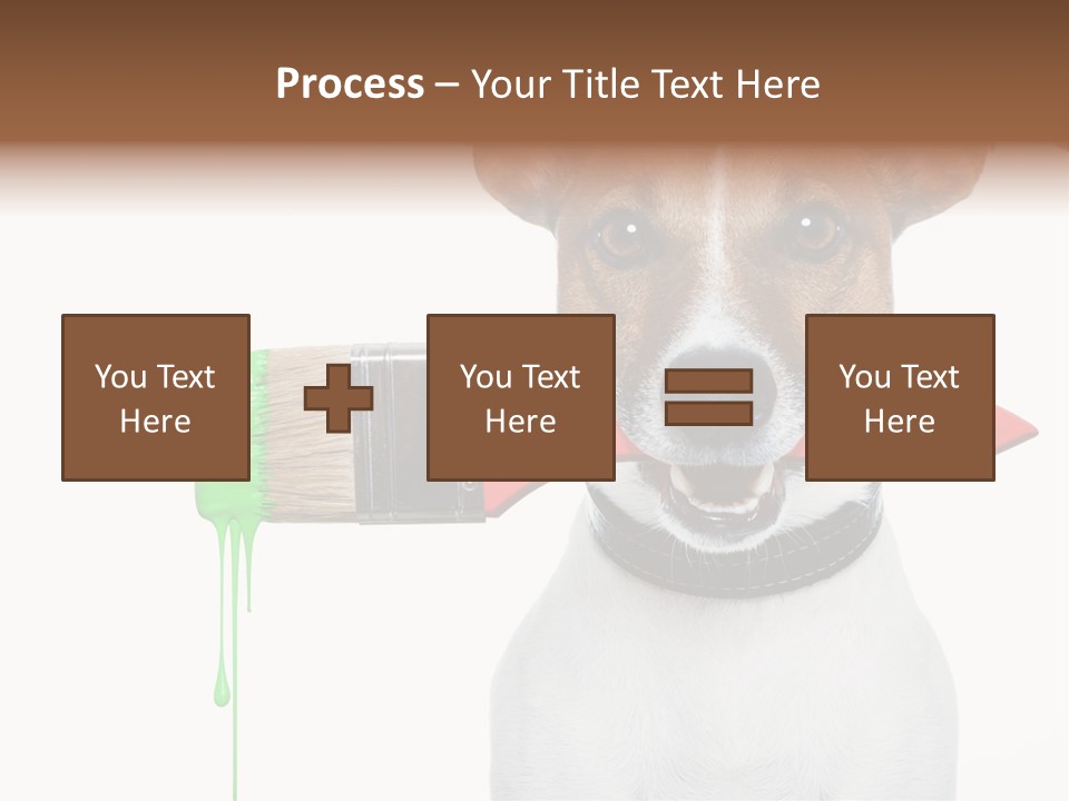 Builder Decoration Dog PowerPoint Template
