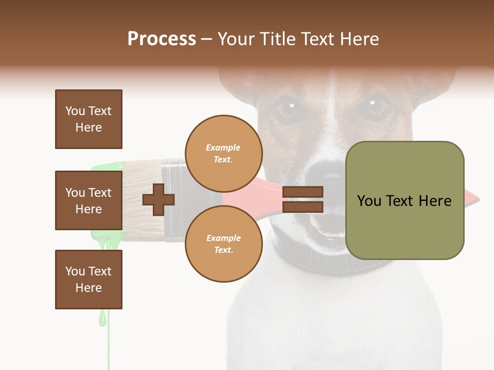 Builder Decoration Dog PowerPoint Template